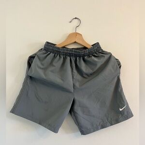 Nike Boys Gray Dri-FIT Athletic Shorts